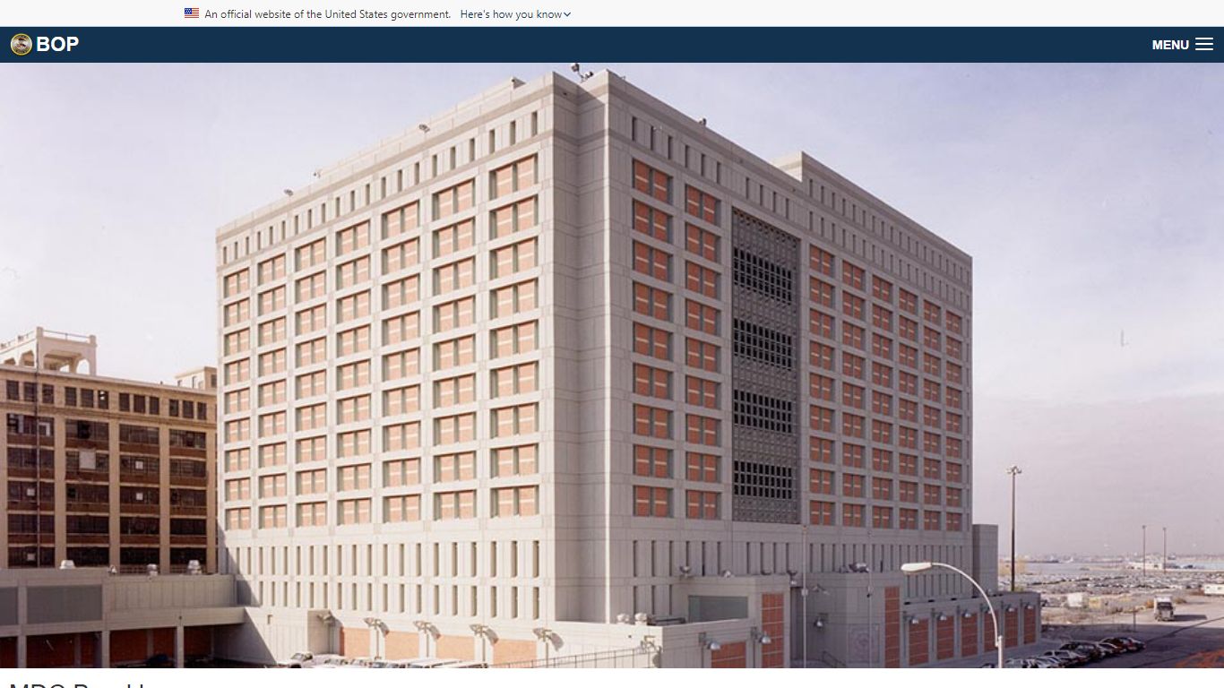 MDC Brooklyn - Federal Bureau of Prisons